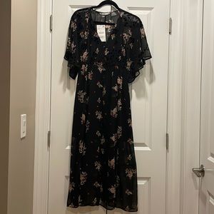Zara Long Floral Dress - Size XS